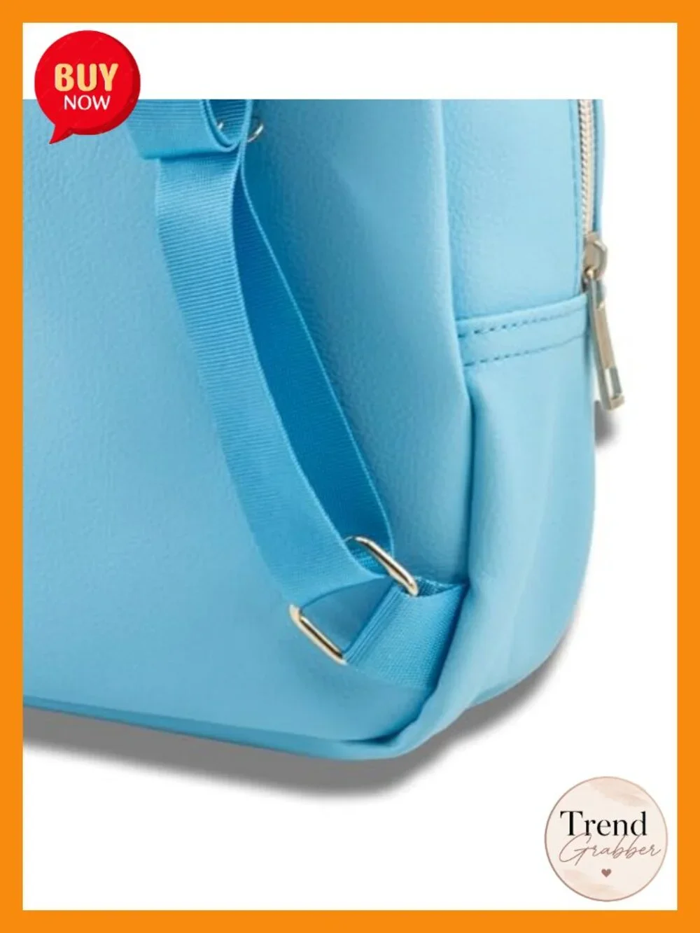 Official Bluey Mini Backpack Purse, PU Leather Kids Travel Bag, 10.2